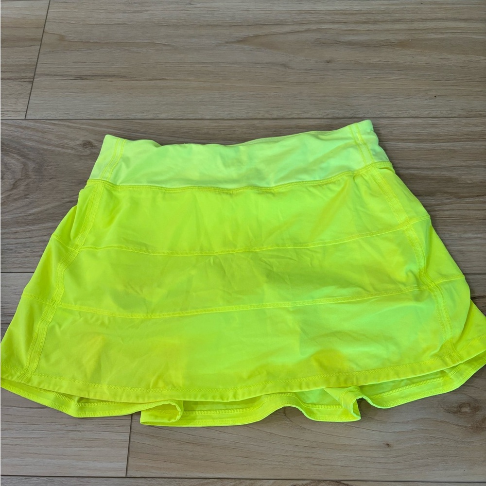 Lululemon Pace Rival MR Skirt LONG - Highlight Yellow